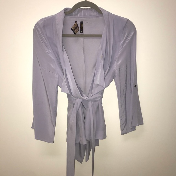 silk wrap jacket